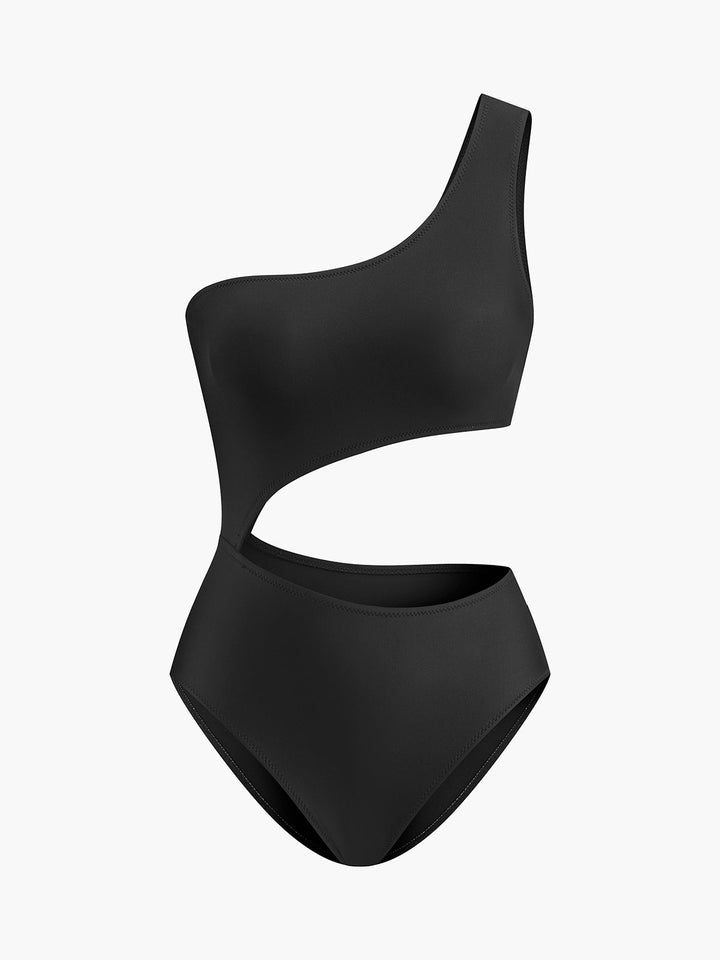 Drune | Asymmetrischer Cutout Einteiler Badeanzug