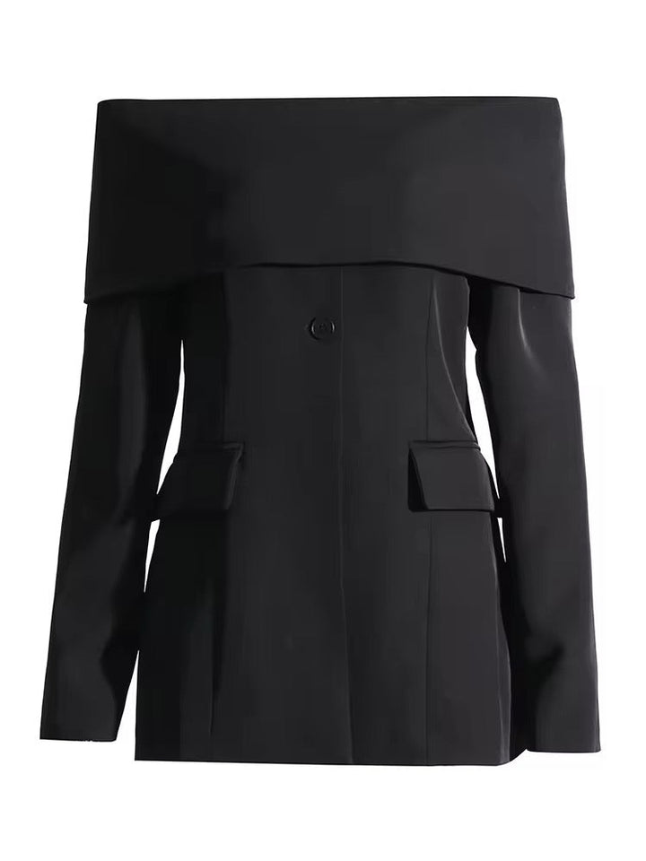 Drune | Off Shoulder Blazer