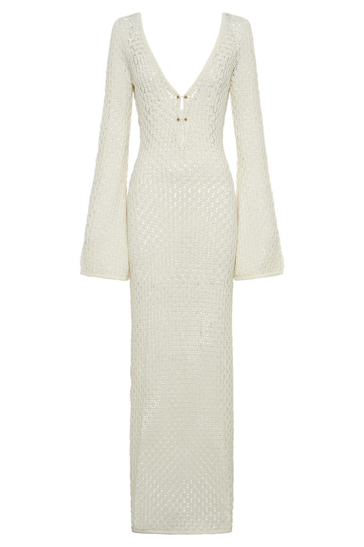 Drune | Elegantes Damen weißes Kleid