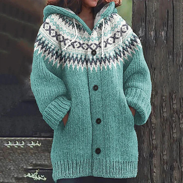 Drune | Damen-Cardigan mit Knopfverschluss