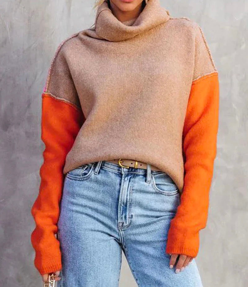 Drune | Schöner Colorblock Pullover
