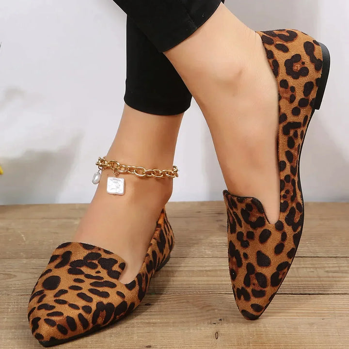 Drune | Orthopädische Leopard Spitze Zehen Loafers