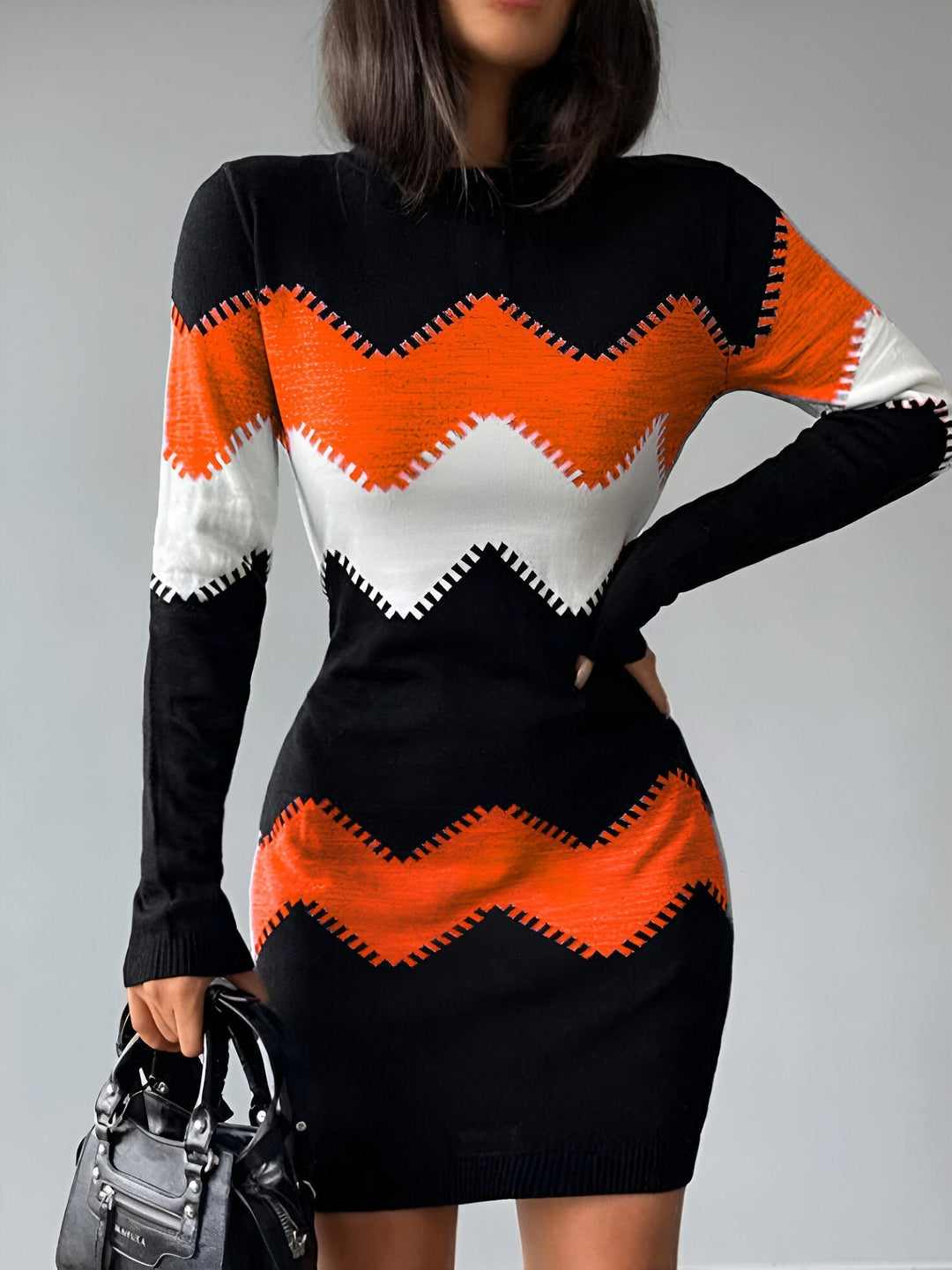 Drune | gestricktes Bodycon-Minikleid Für Frauen