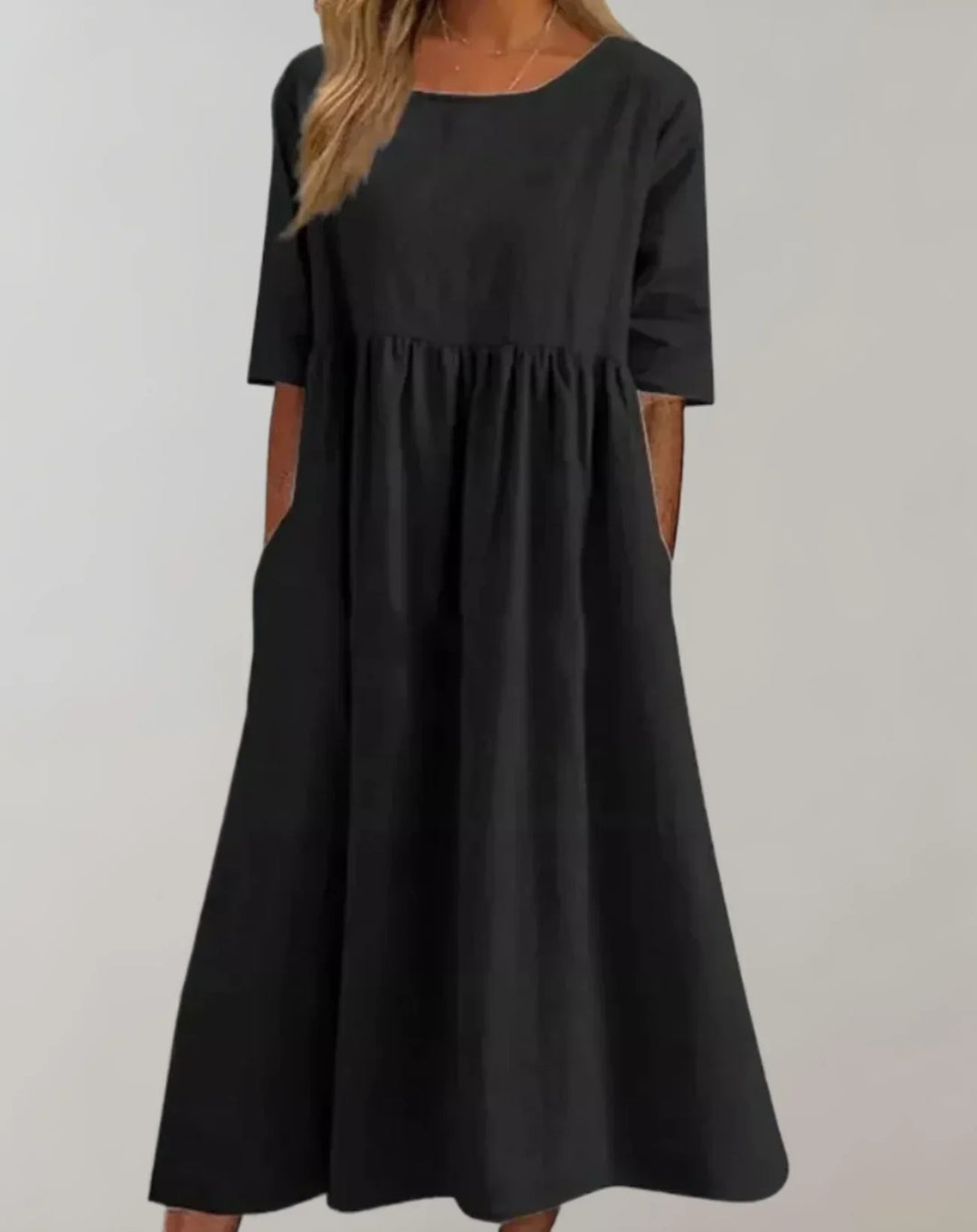 Drune | Locker Sitzendes Baumwollkleid