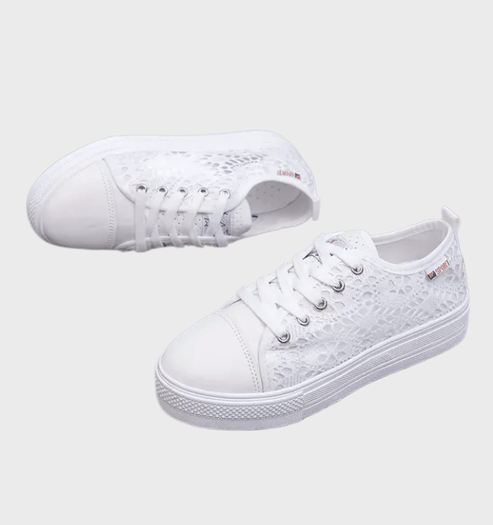Drune | Stylische Niedrig Geschnittene Schnürsneakers mit Seitlichen Details und Sicherer Passform