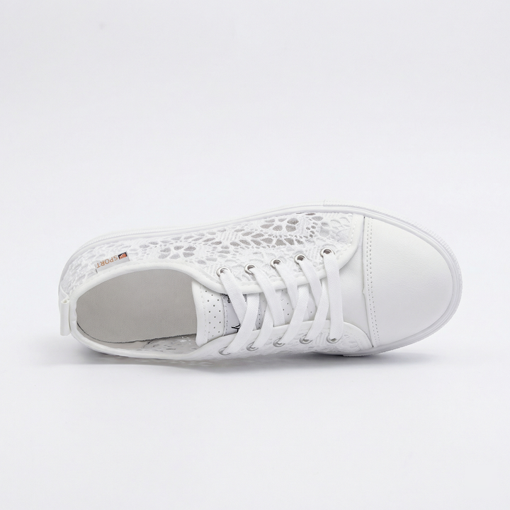 Drune | Stylische Niedrig Geschnittene Schnürsneakers mit Seitlichen Details und Sicherer Passform