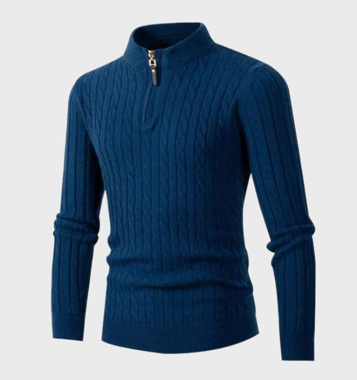 Drune - Schmal geschnittener Herrenstrickpullover