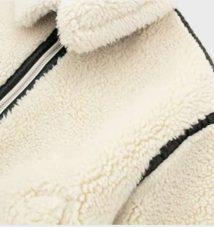 Drune | Übergroße Fleece-Zip-Jacke