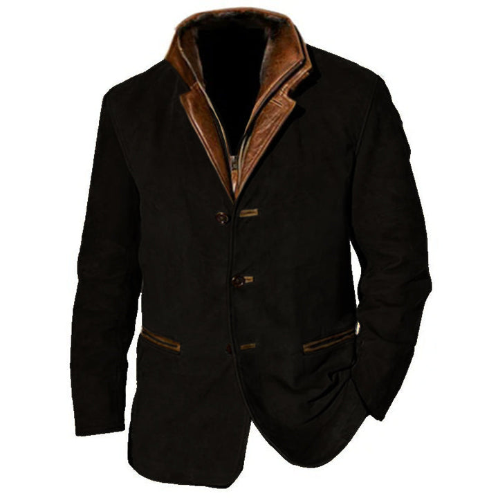 Drune | Herren Winterjacke - Mit Knopfverschluss