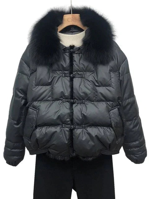 Drune | Lockere Pufferjacke - Warm & Vintage
