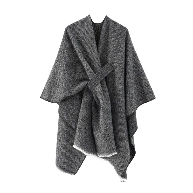 Drune | Kaschmir Poncho Retro & Stilvoll
