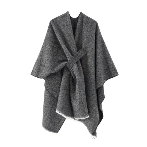 Drune | Kaschmir Poncho Retro & Stilvoll