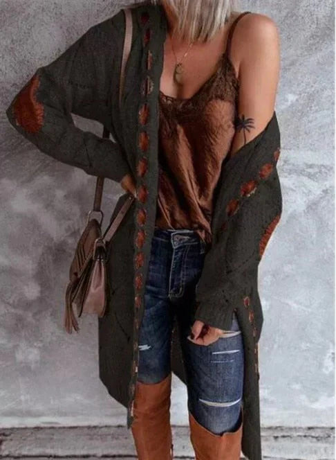 Drune | Strickjacke Lang & Stilvoll