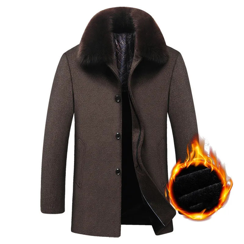 Drune | Winterjacke mit Pelzkragen