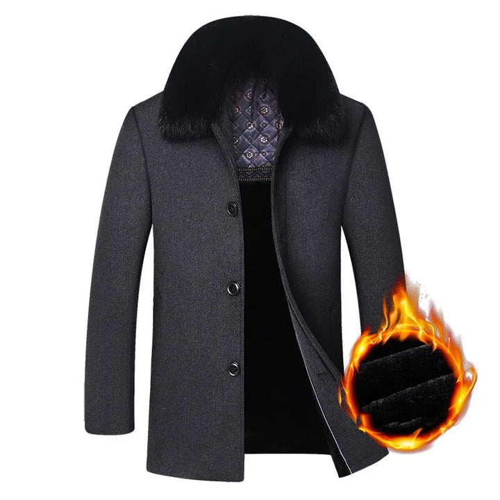 Drune | Winterjacke mit Pelzkragen
