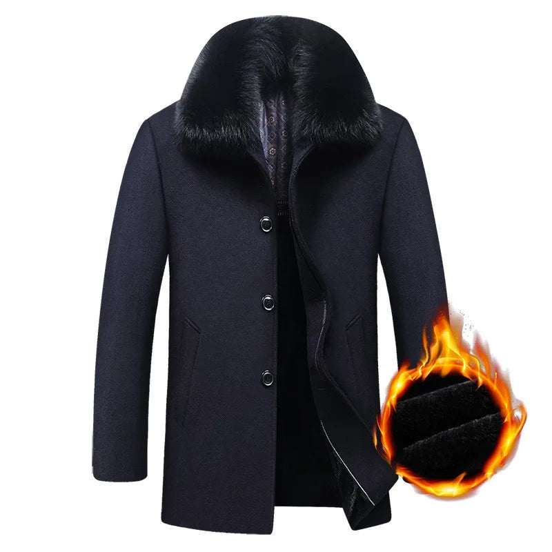 Drune | Winterjacke mit Pelzkragen