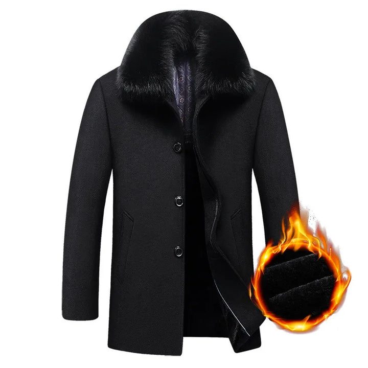 Drune | Winterjacke mit Pelzkragen