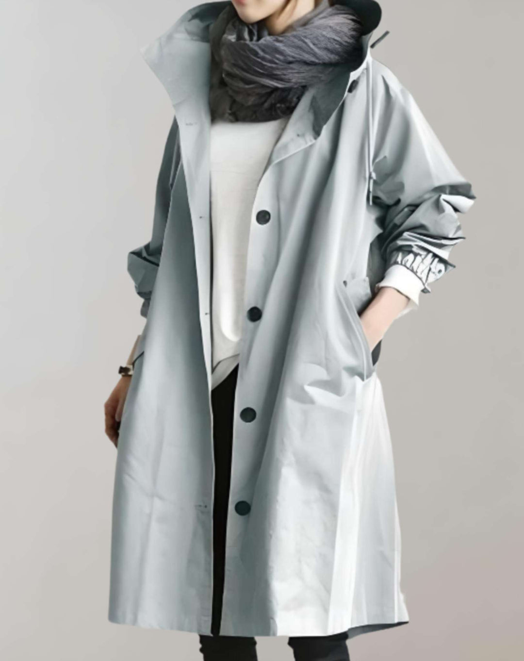Drune | Warmer Trenchcoat Mit Kapuze