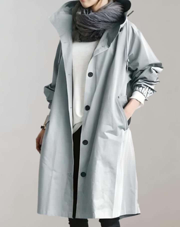 Drune | Warmer Trenchcoat Mit Kapuze