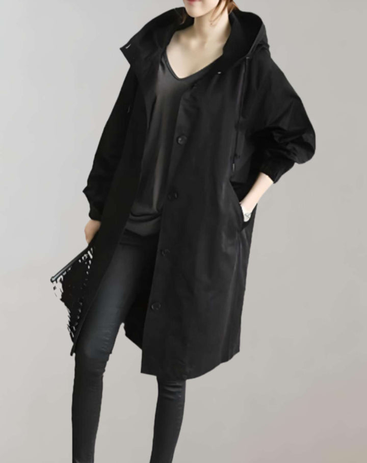 Drune | Warmer Trenchcoat Mit Kapuze