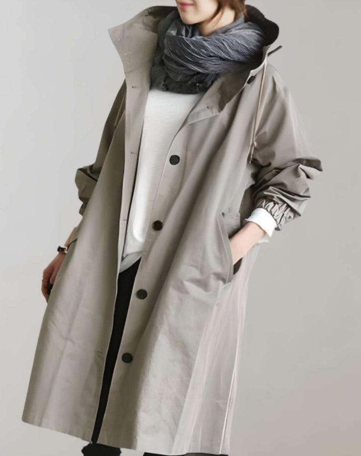 Drune | Warmer Trenchcoat Mit Kapuze