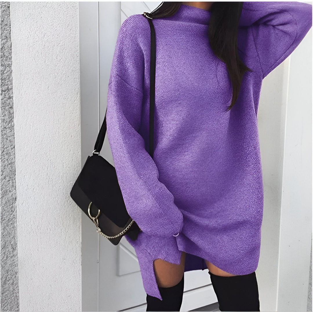 Drune | 2024 Herbst Oversized Rollkragenkleid