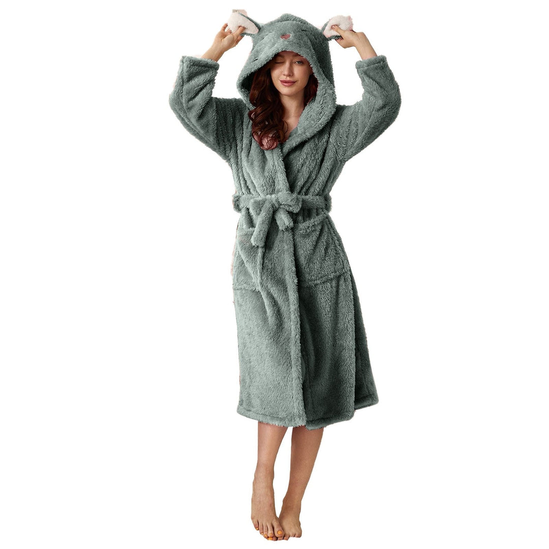 Drune | flauschig mit Kapuze Fleece Drune | Damen Drune