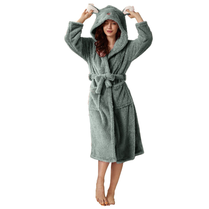 Drune | flauschig mit Kapuze Fleece Drune | Damen Drune