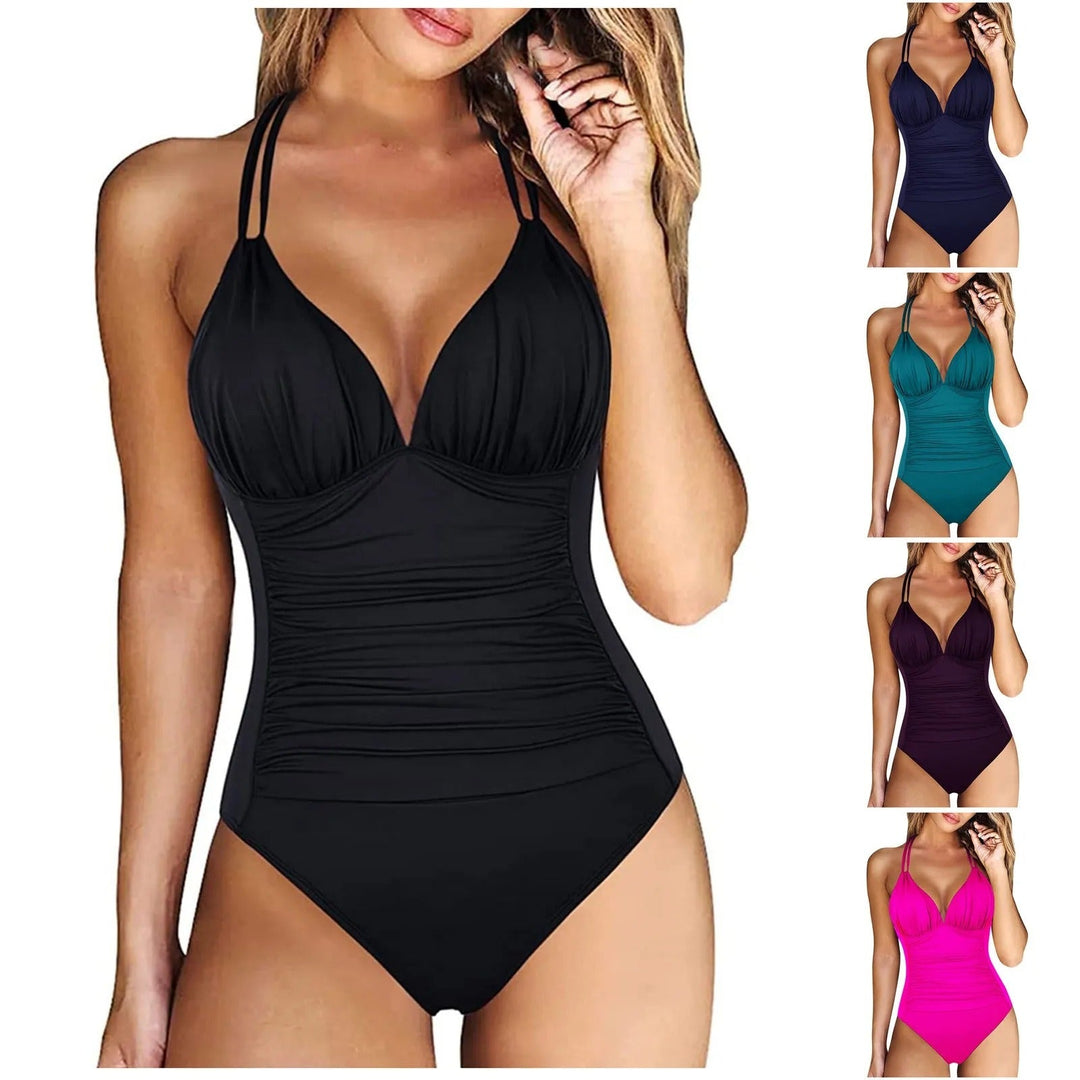 Drune | Formendes Badeanzug Mit Push up Bikinitop Und V-ausschnitt Für Damen