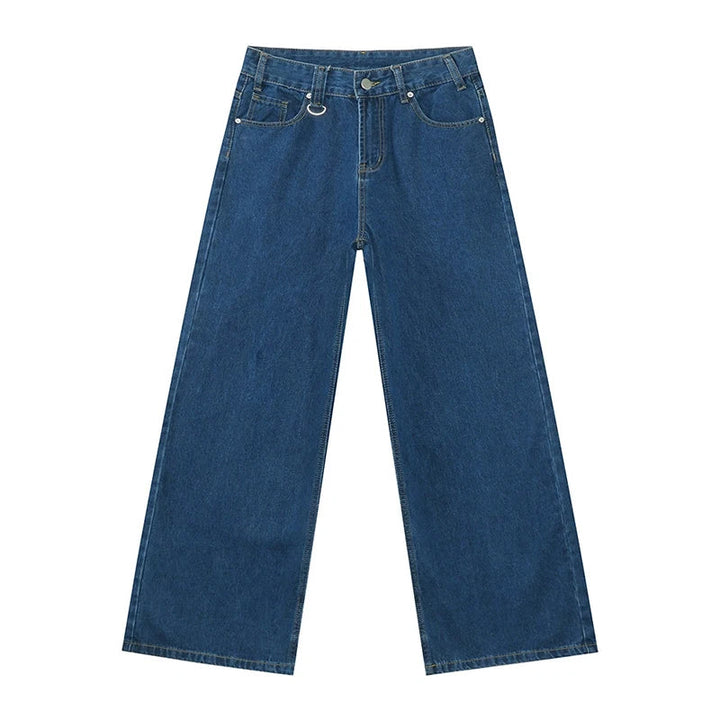 Drune | Herren Retro Baggy Jeans - Hohe Taille, Lockerer Schnitt