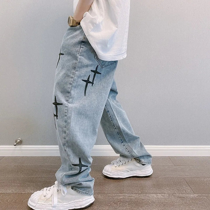 Drune | Vintage Baggy Jeans für Herren - Lässiger Stil