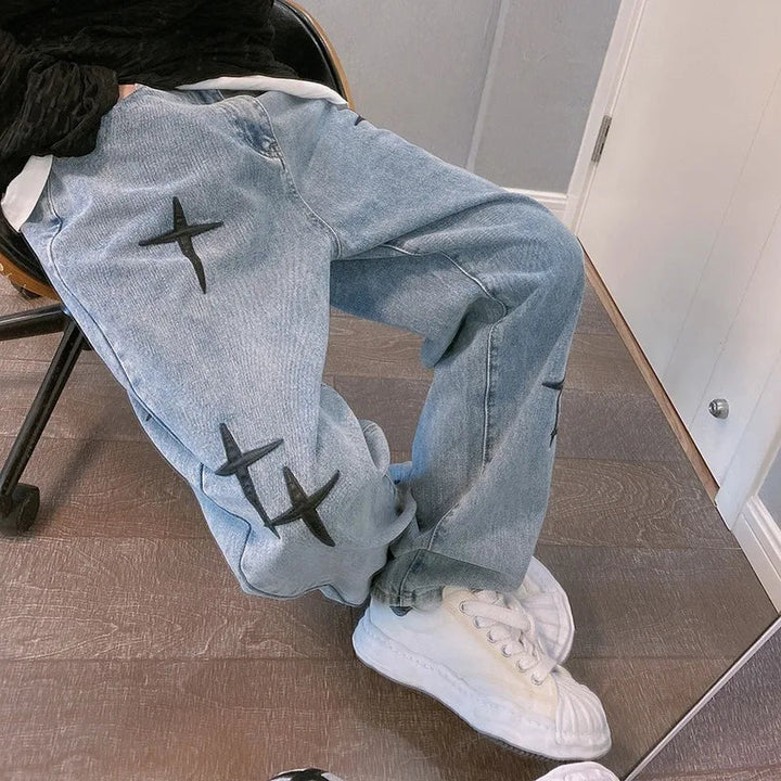 Drune | Vintage Baggy Jeans für Herren - Lässiger Stil