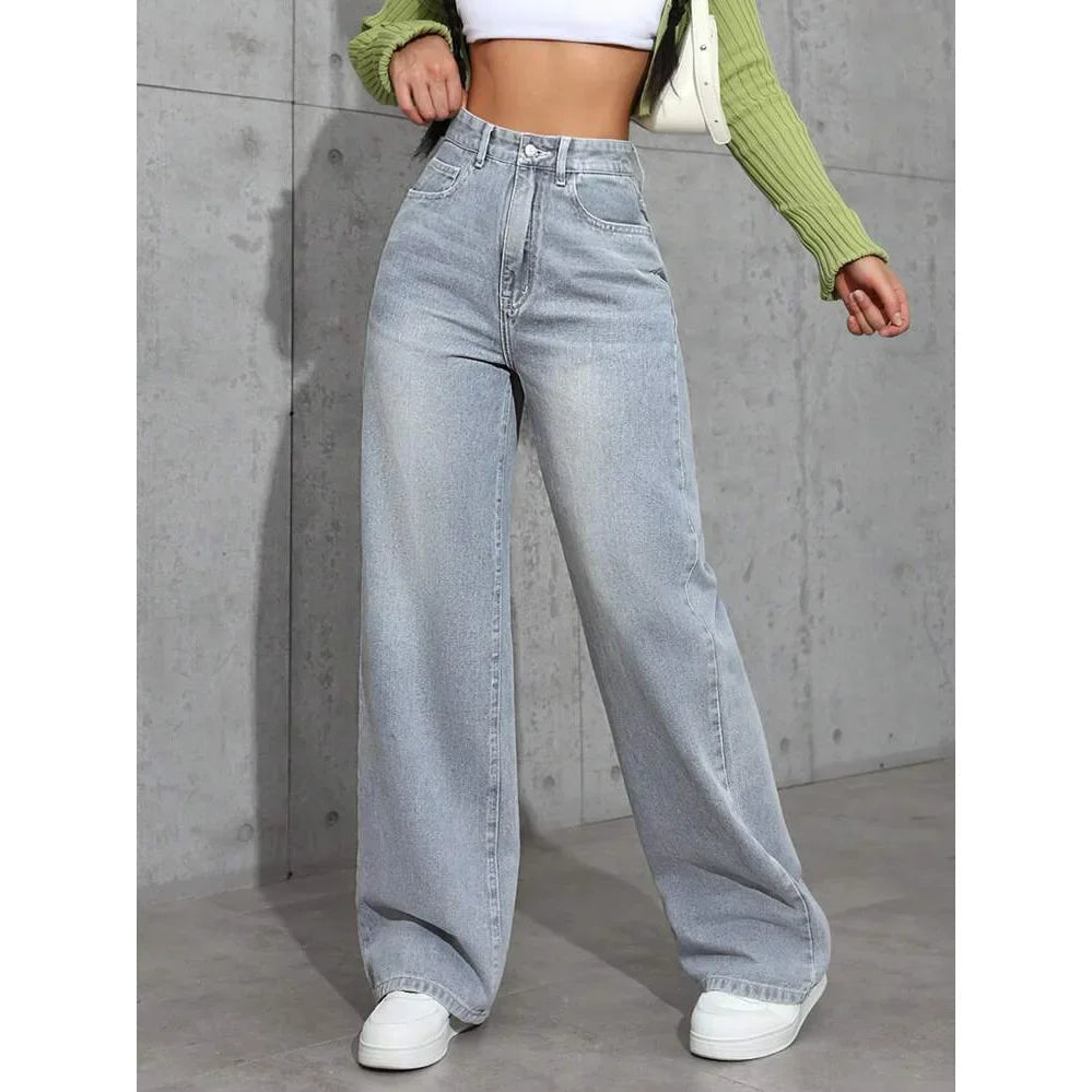 Drune | Lässige Baggy-Jeans für Damen - Hohe Taille Komfort