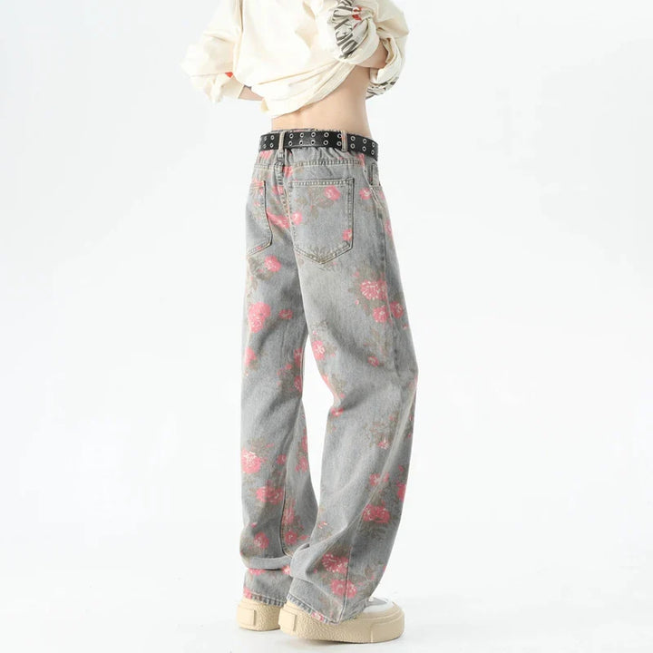 Drune | Jeans mit Blumenmuster für Herren