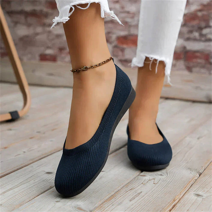 Ballerina Schuhe - Damen Flache Slip-On Orthopädische Sommerschuhe Drune