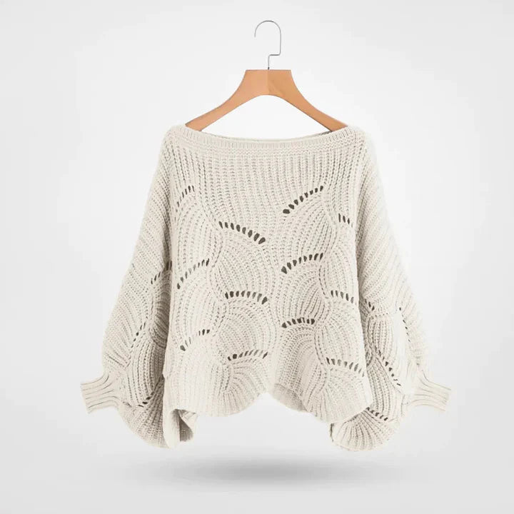 Drune | Gestrickter Pullover mit Fledermausärmeln