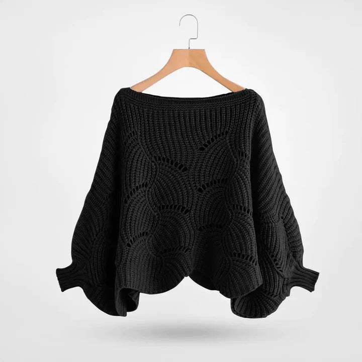 Drune | Gestrickter Pullover mit Fledermausärmeln