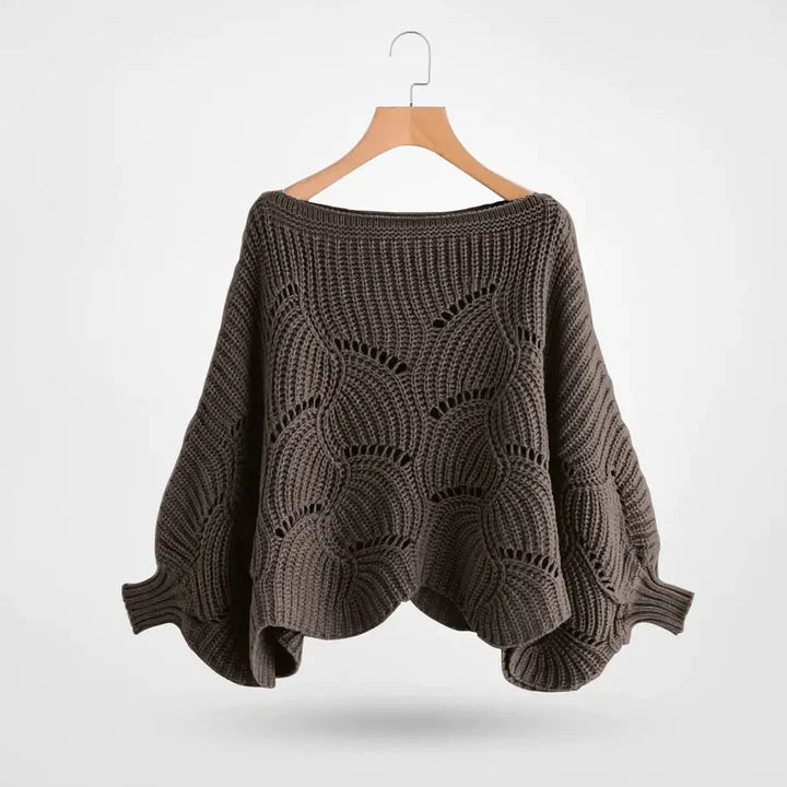 Drune | Gestrickter Pullover mit Fledermausärmeln