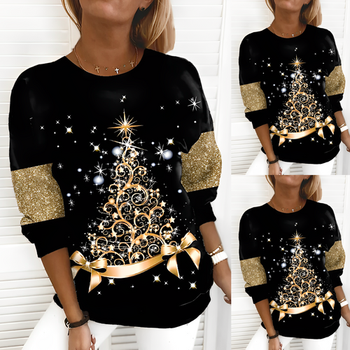Drune | Weihnachts-Pullover mit Tannenbaum