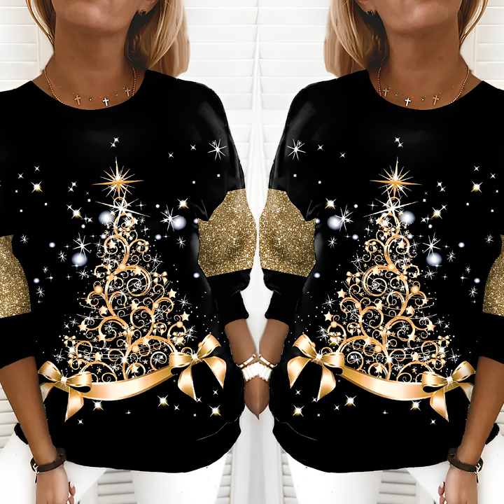Drune | Weihnachts-Pullover mit Tannenbaum