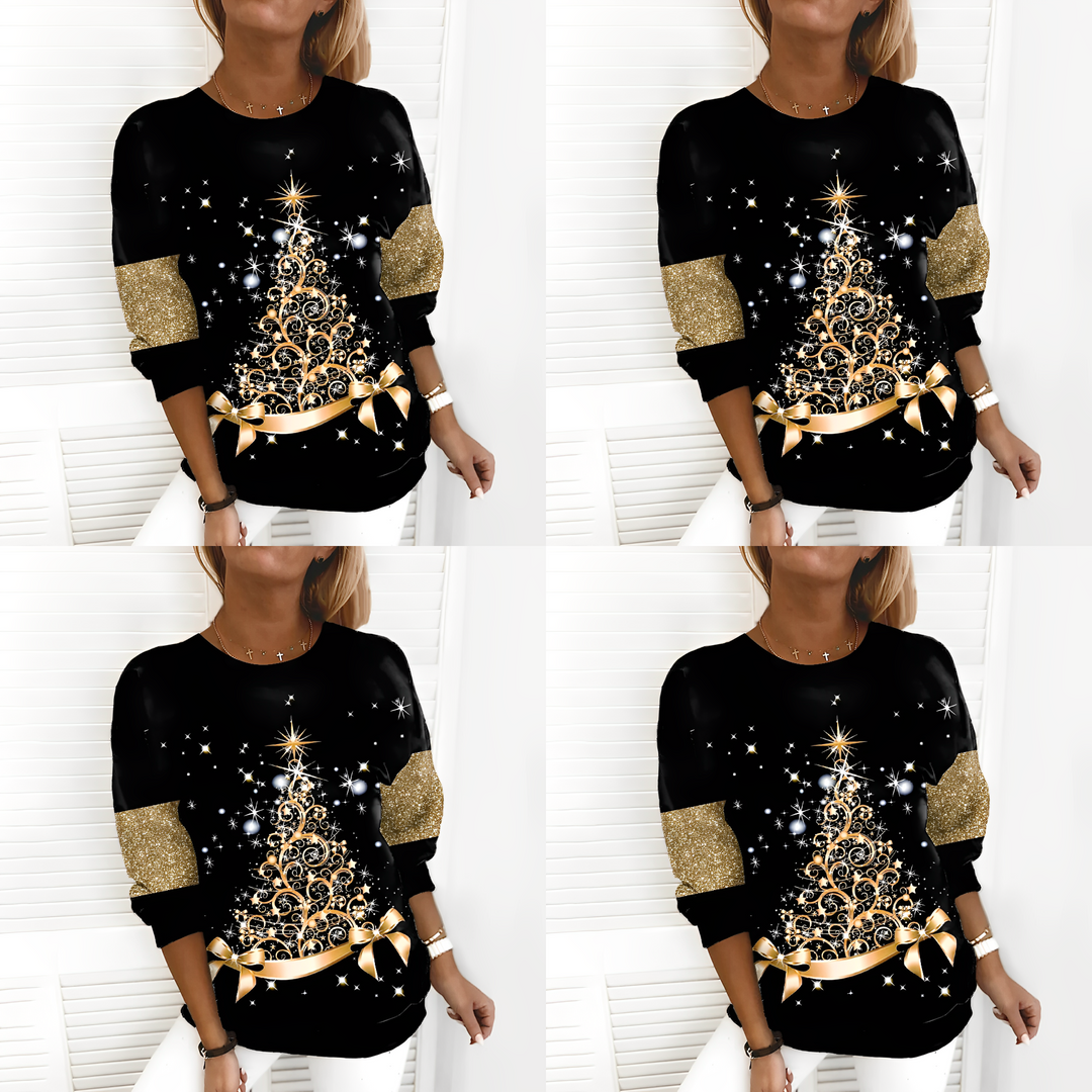 Drune | Weihnachts-Pullover mit Tannenbaum