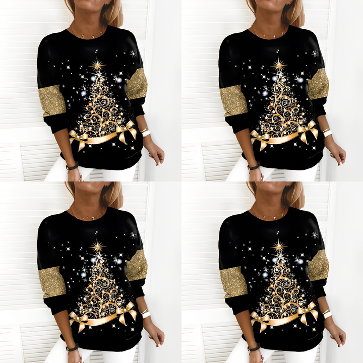 Drune | Weihnachts-Pullover mit Tannenbaum