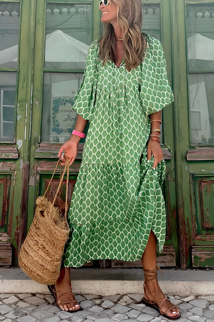 Drune | Geschichtetes Maxikleid