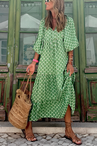 Drune | Geschichtetes Maxikleid