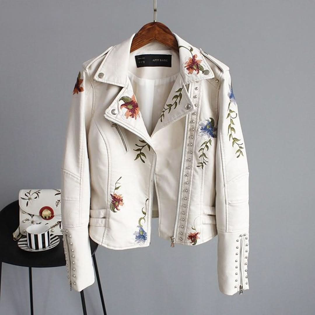 Drune | Frauen, moderne und vielseitige Blumenjacke für Damen