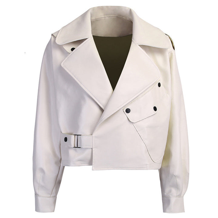 Drune | Kurze Damenjacke Eine lässige Lederjacke für Damen
