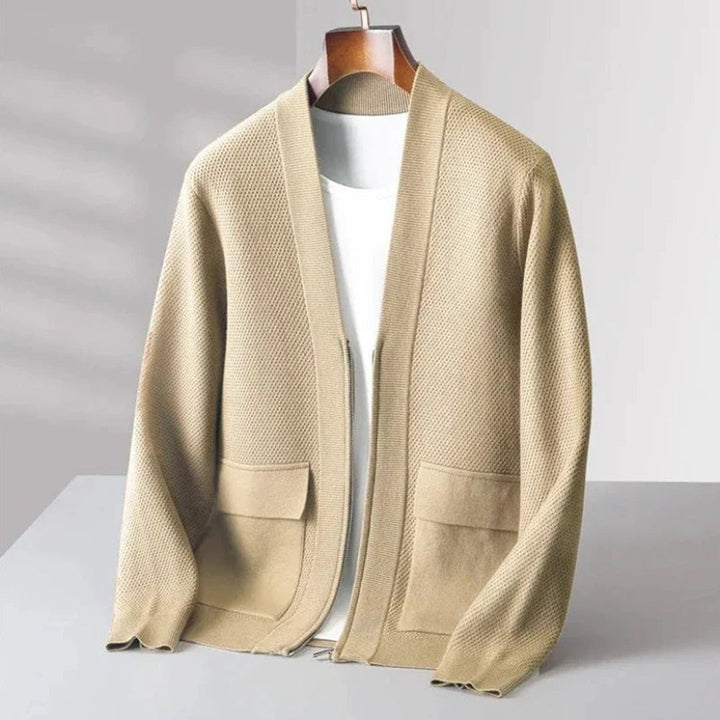 Drune | Herren Strickjacke Aus Wolle