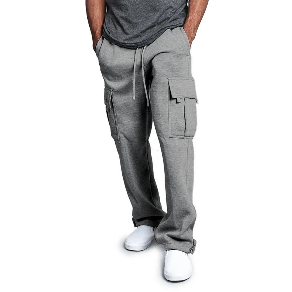 Drune | Herren Jogginghose mit Geradem Schnitt und Kordelzug
