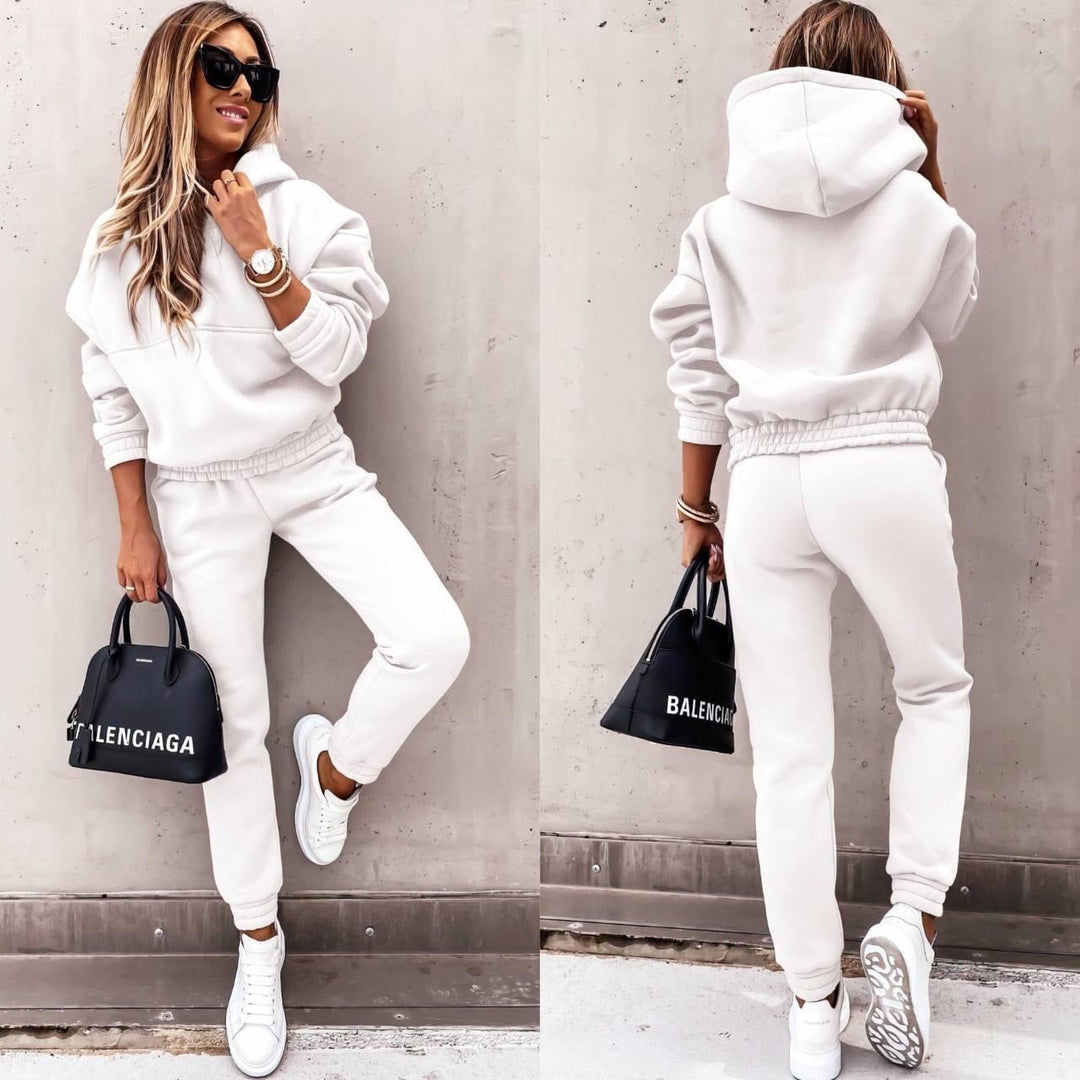 Drune | Set - bequemer Damen Jogginganzug mit Kapuze