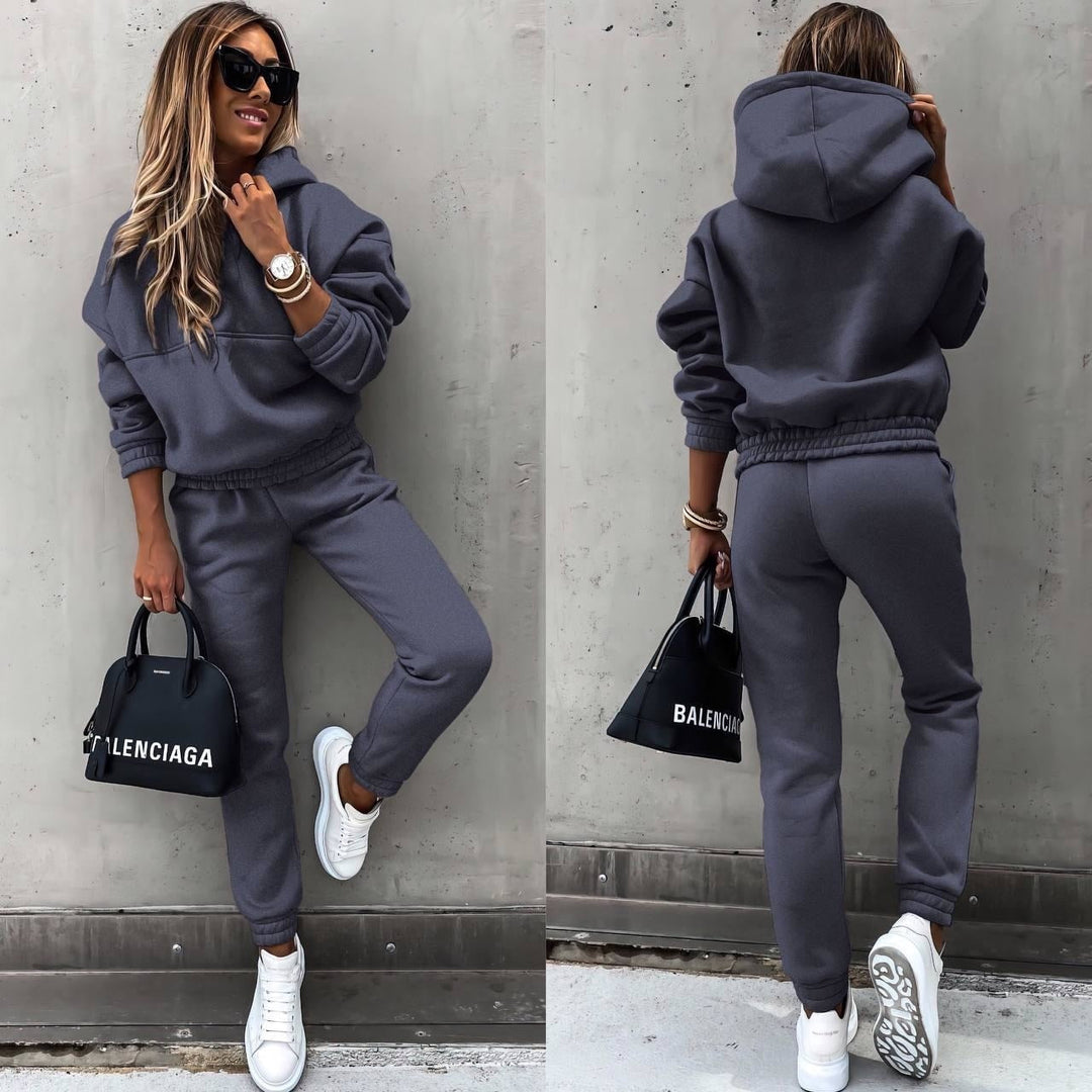 Drune | Set - bequemer Damen Jogginganzug mit Kapuze